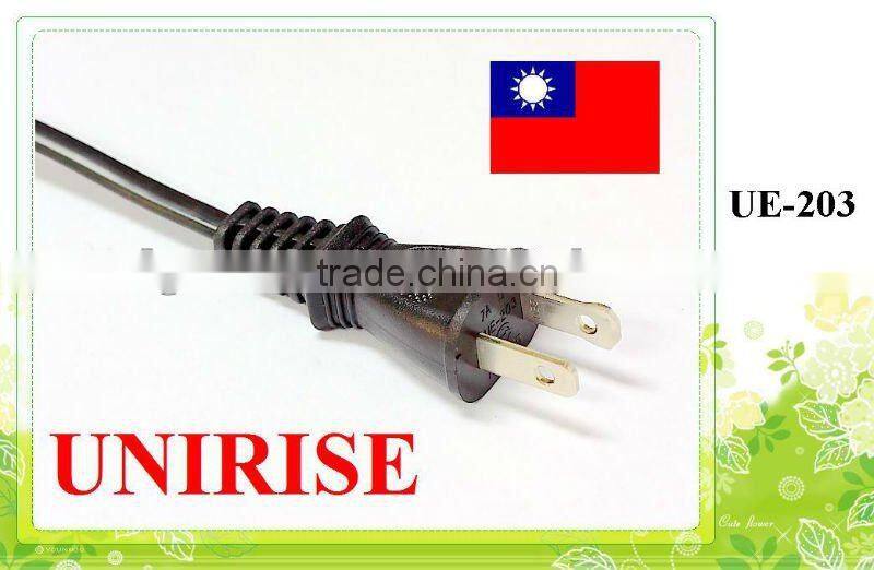 Power cord and plug for Taiwan