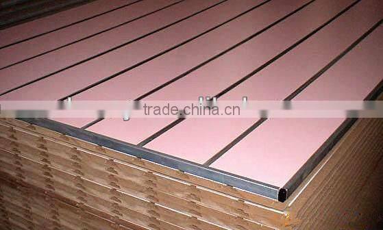 Low price and high quality mdf slotted board for display and decoration