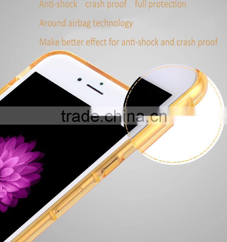 mobile phone bumper silicon case for iphone6s with shockproof function