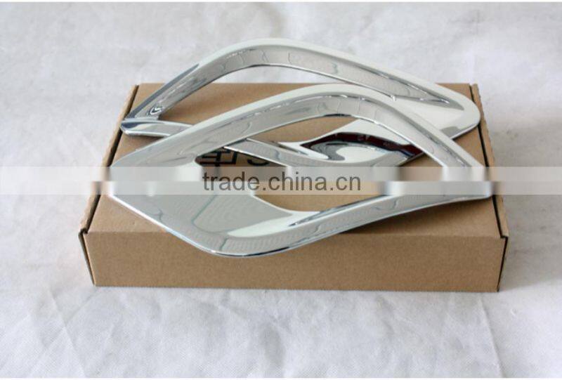 For buick encore 2012+Tail Rear Fog light Foglights Lamp Cover Trim Chrome 2pcs