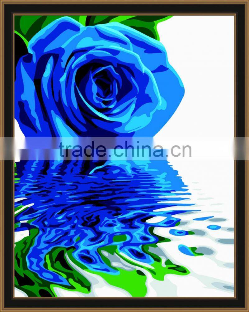 DIY digital oil painting by numbers flower oil painting for living room 5391