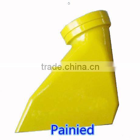 Duckbill side spray head