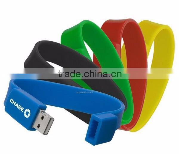 wrist bracelet flash drive silicone usb 8gb