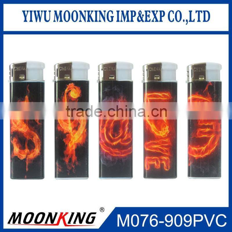 wrap customer's picture plastic electric disposable cigarette lighter cheap price