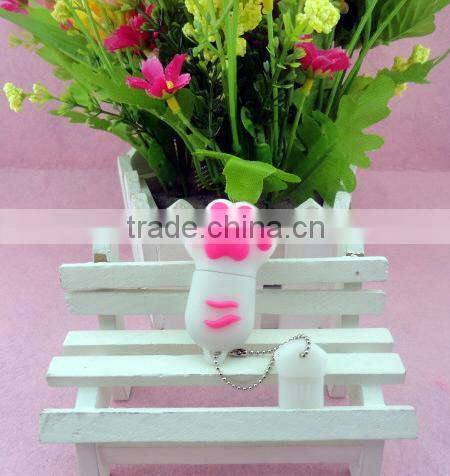 The cat claw gift usb flash driver custom usb flash driver