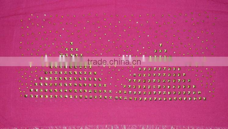 Wholesale Cotton Stone Beads Fashion Muslim Scarves