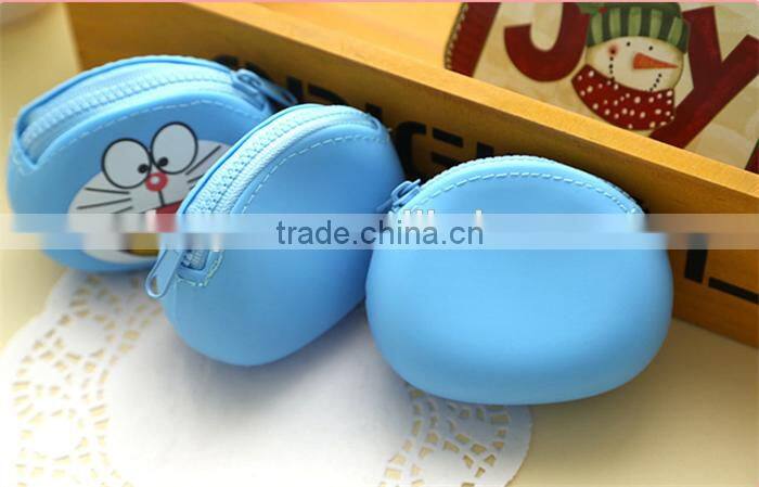 jelly coin pochi silicone purse with zipper