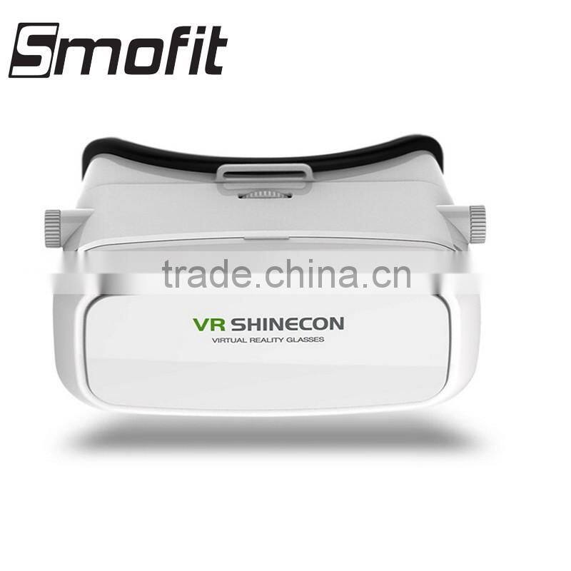 Google VR Shinecon 3D Virtual Reality Glasses Head Headset VR Box 3D Glasses Bluetooth Controller/Gamepad