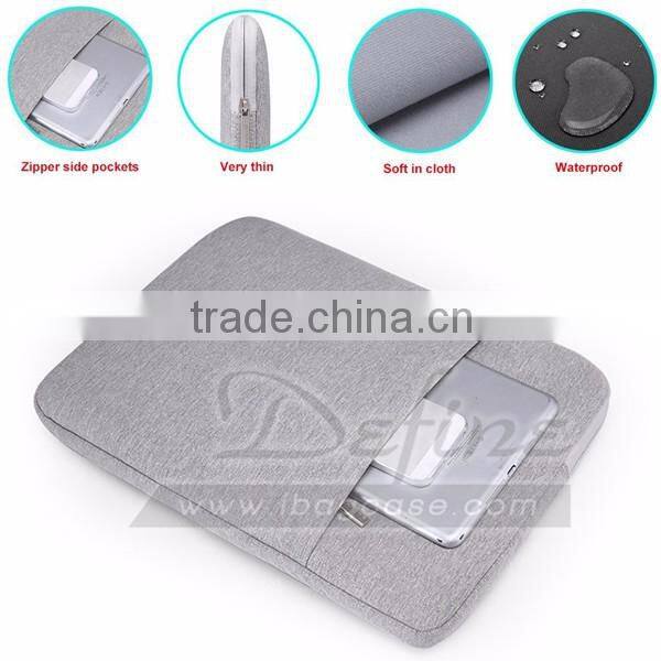 Waterproof Fabric Laptop Sleeve Case Bag Notebook Bag Case For Apple MacBook Pro