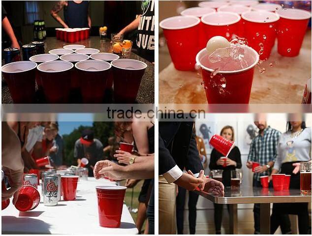 12oz Hexagon Plastic PP / PS Solo Red Cup