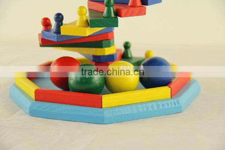 Wood Drum konck toy kids