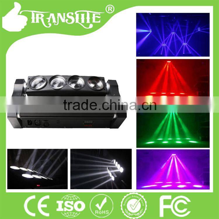 color mixing wide usageled spider light wireless dmx control 8pcs RGBW 4in1led stage spider light