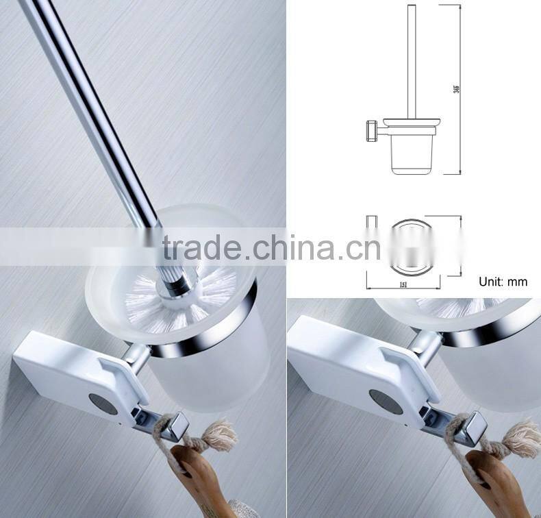 Cheap stainless steel toilet brush holder