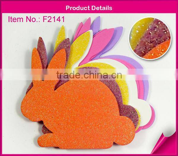 Easter EVA foam bunny shapes set