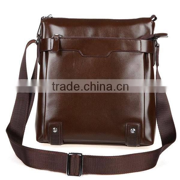 Cheap high quality lightweight men's leather kids briefcase