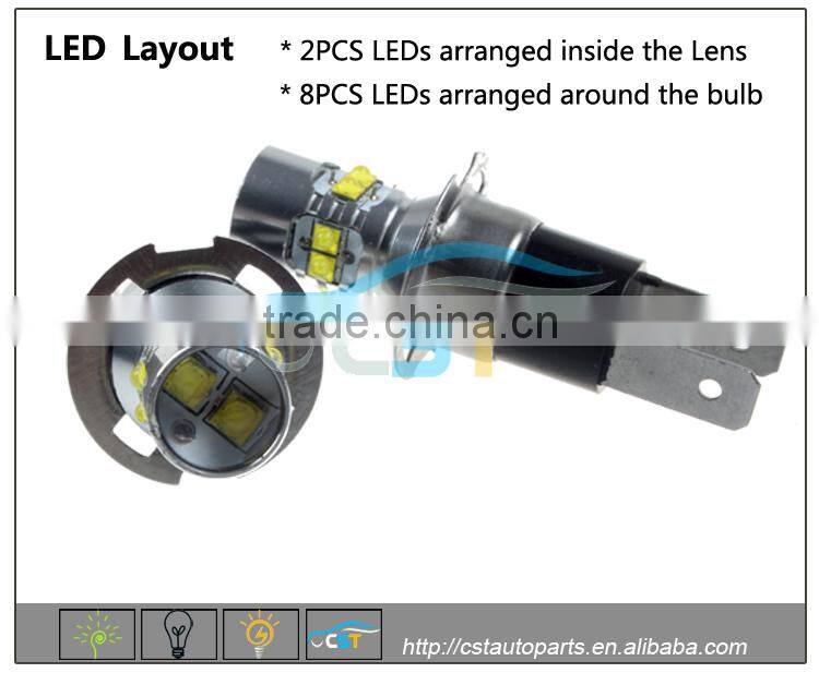 CST Hot Sale DC12v-24v 750LM 50W led H3C fog light