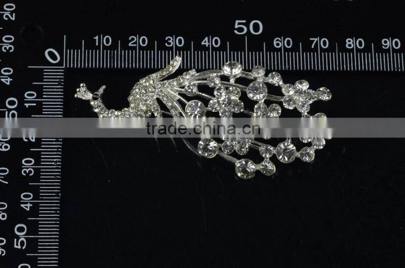 Peafowl Style Crystal Rhinestone Strass Brooch Pins, Peafowl Crystal Strass Brooch, Peafowl Crystal jewel Strass Brooch