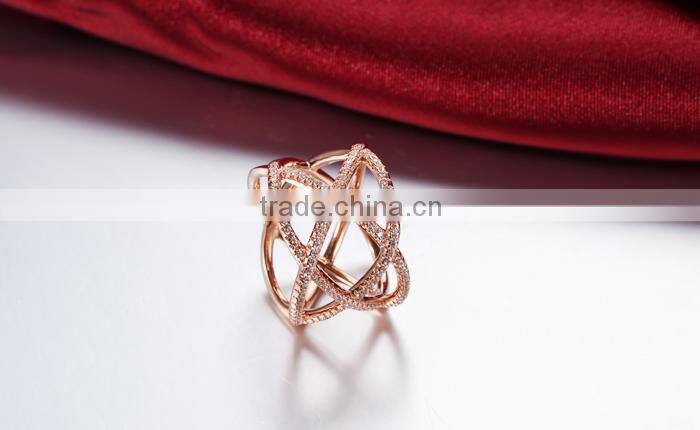 2015 Newest Autumn Sterling Silver Ring CZ and jewelry 925 silver and new fashion silver ring
