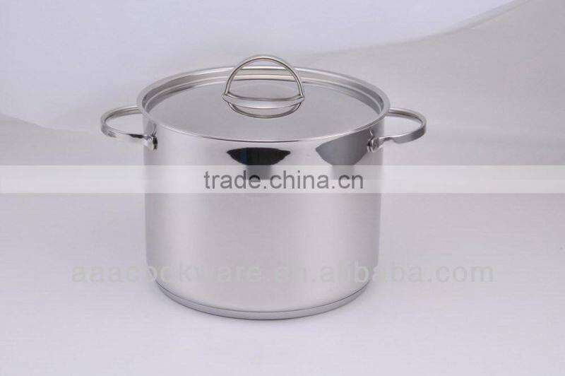 New Product Stainless Steel Stockpot with Induction Bottom for Wholesale/Retailer