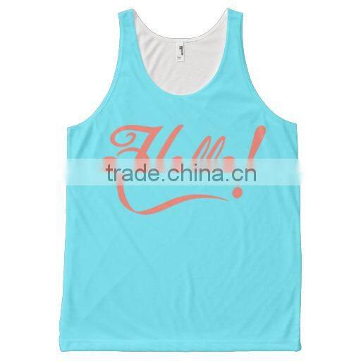 new design fashion hotsale high visibility tank top for women