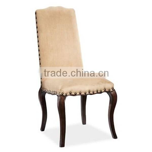 copper nail manufacture oak wood dining table & chair