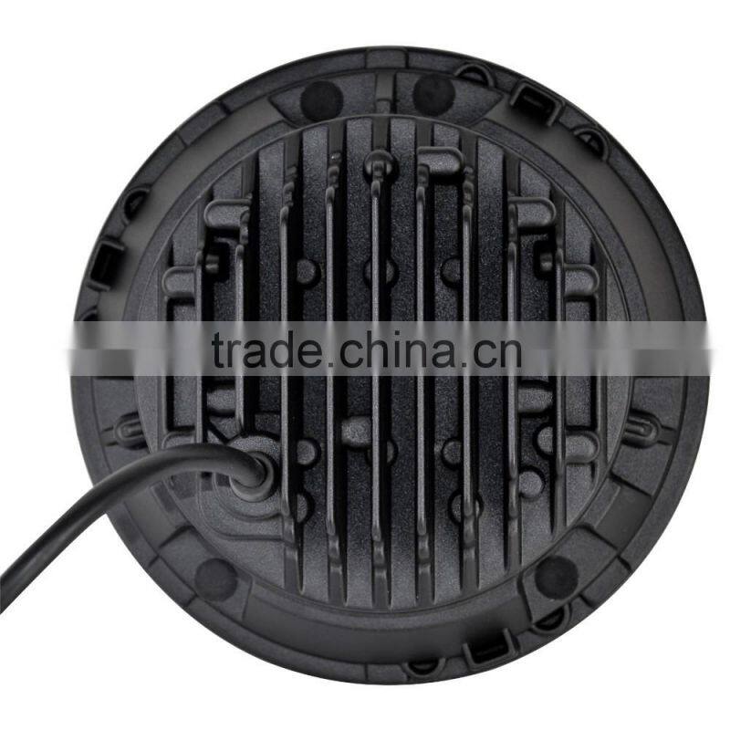 New arrival and high power led auto headlights 50W 7 inch