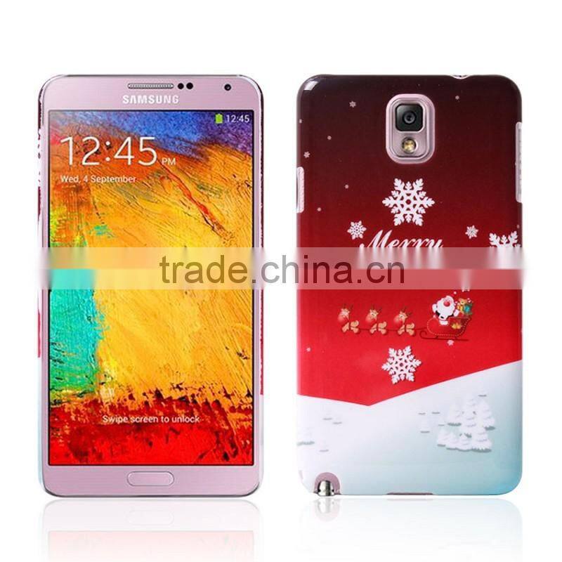 Best price mobile shell for galaxy note 3 custom case(promotional christmas gifts)