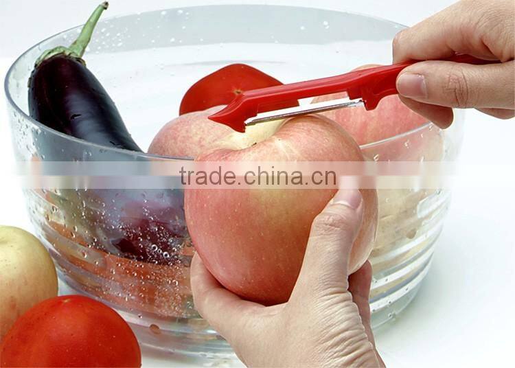 ABS+S/S 14.5*1.8 Kitchen gadgets peeler/peeler with stainless steel cutting blade +ABS handle