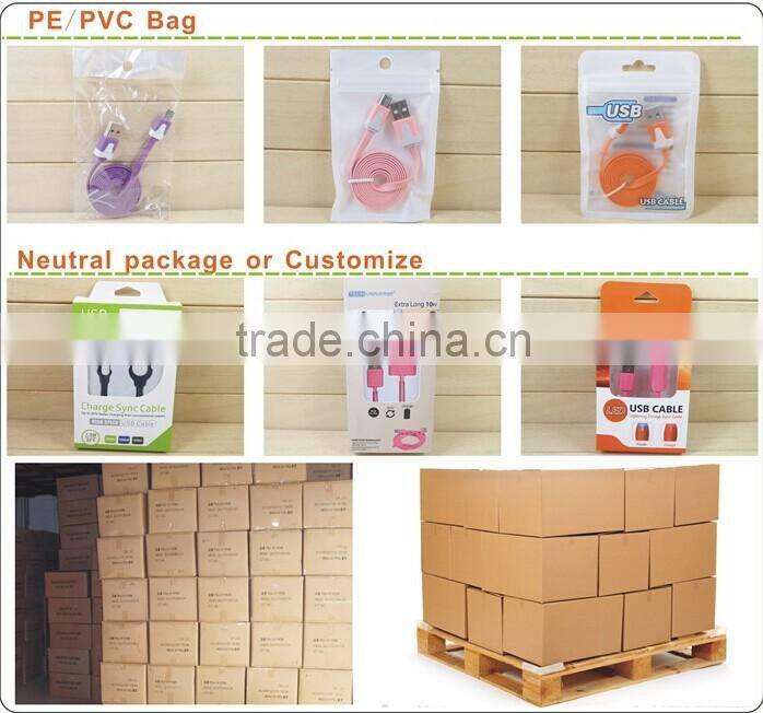 Hight quality Colorful 3.5 mm to 3.5mm audio cable