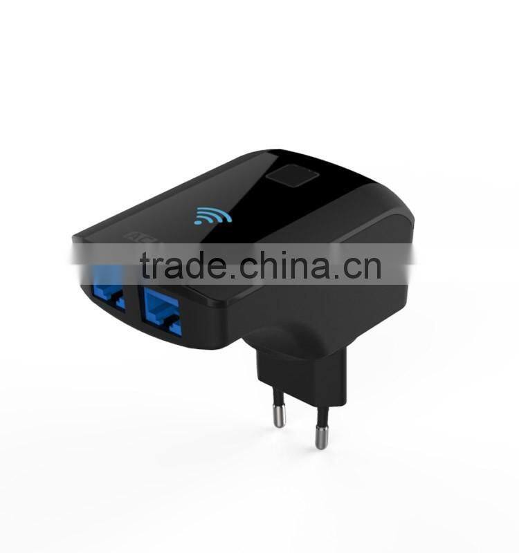 2016 New : 300Mbps Wireless Repeater With 2*10/100 mbps RJ45 WAN/LAN ports