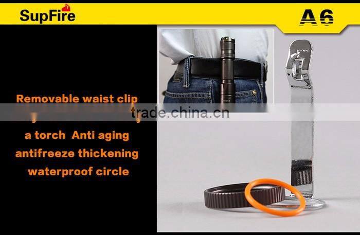 Supfire A6 Hot sale Rechargeable Flashlight Waterproof Led Torch
