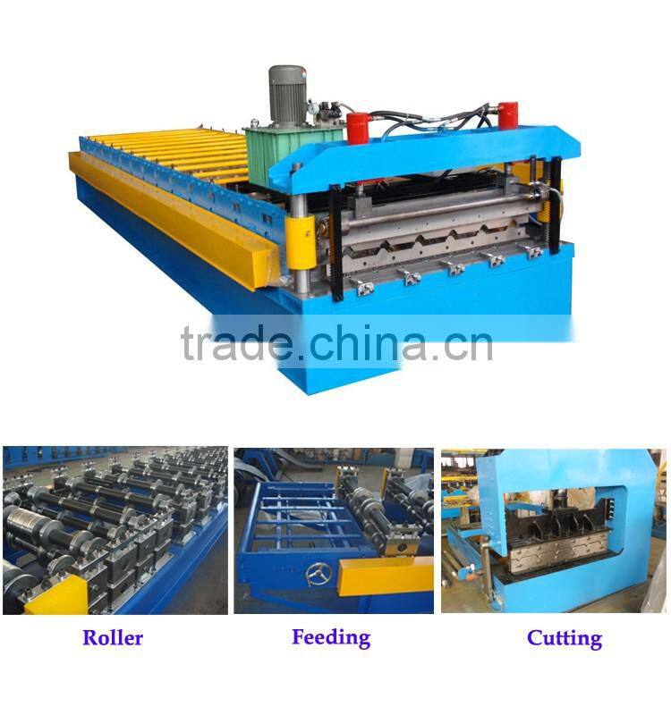 steel signle floor panel hydraulic press roll forming machine metal roof tile roll forming press machine