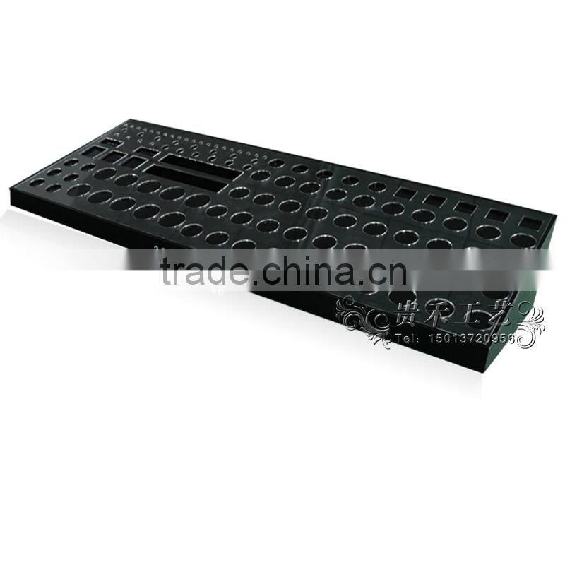 Hot sale customized acrylic cosmetic display rack