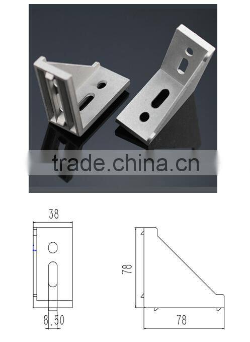 90 degree right angle bracket , Aluminum Profile accessories