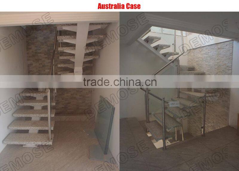 plastic handrail cover glass price m2 glass stair railing