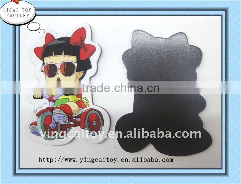 Cheap customized souvenir printing paper rubber fridge magnet