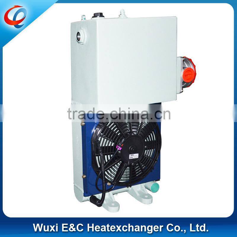 New Aluminum 15L Capapity air oil cooler for concrete mixer truck