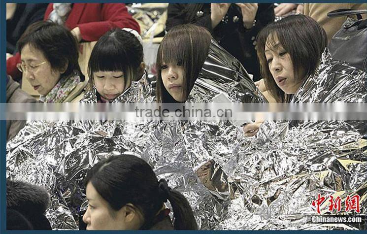 outdoor aluminum foil emergency first aid blanket