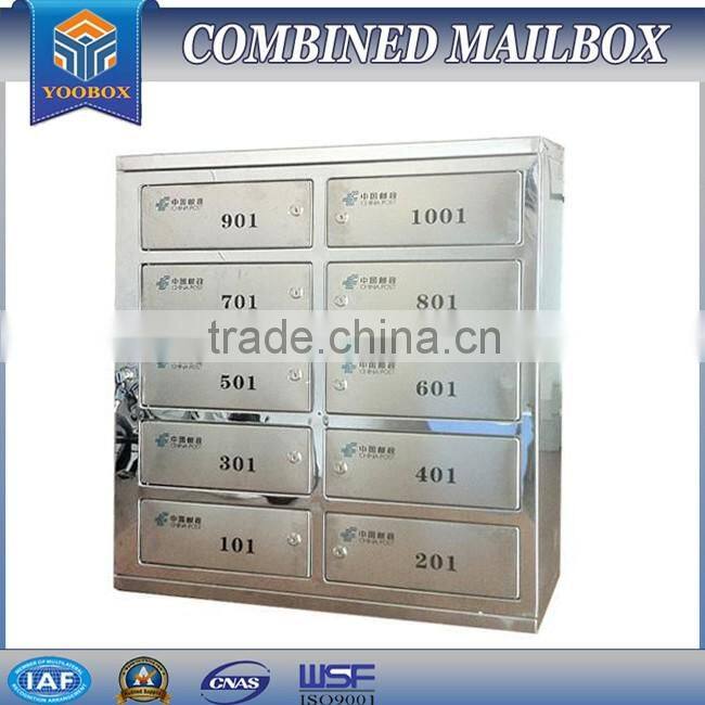 2016 YL00-S steel powder coating apartment mailbox