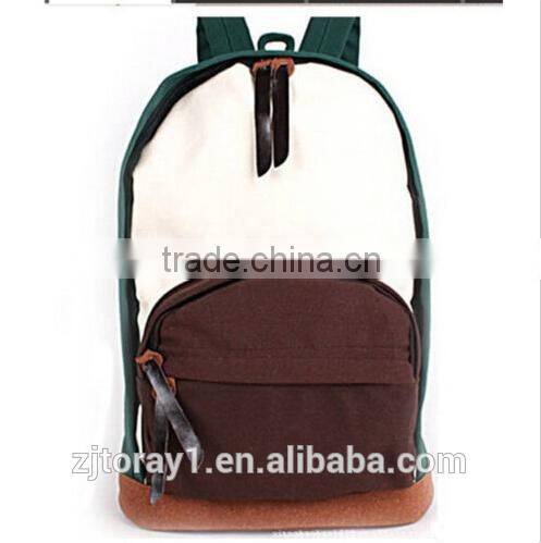 Women's large Canvas Backpack school backpack fairy Shoulder bag