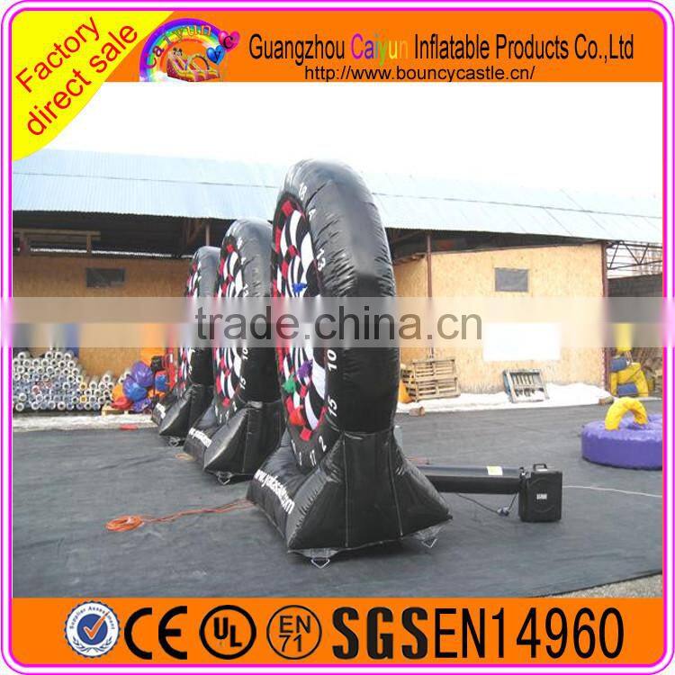 Inflatable dartboard game target shoot