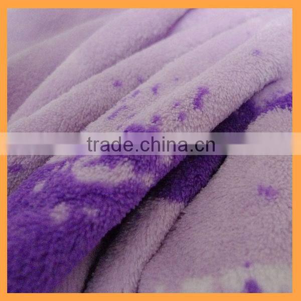 printed coral fleece blanket /sports printing blanket