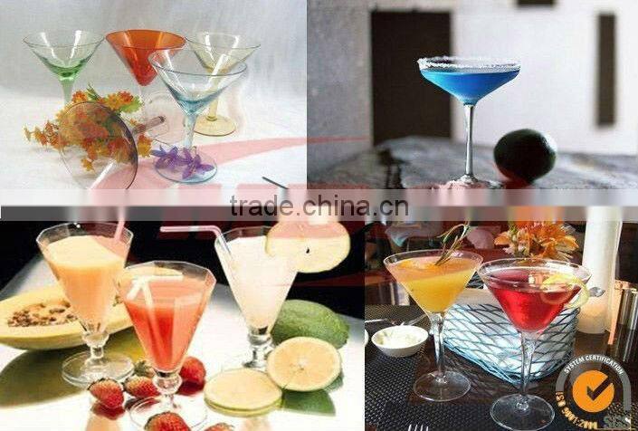 Handmade Blue Cocktail Glass Names in China