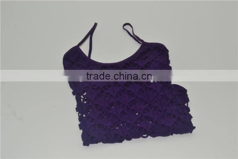 Sexy lingerie cami crop top young girl underwear tank top