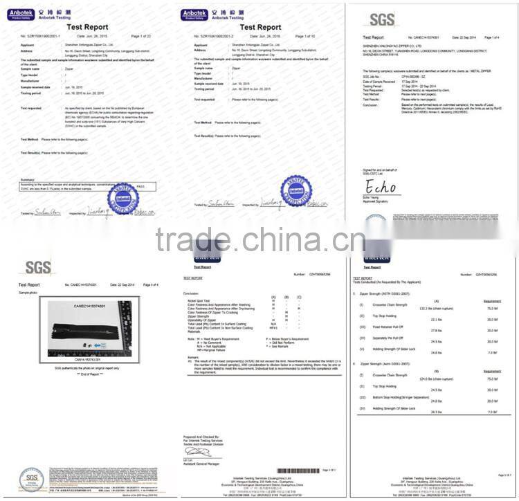 New arrival #5 plastic open end zipper for coat