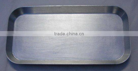 White plastic tray