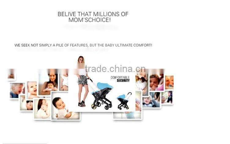 3 in 1 multi-functional baby carriage with Baby carry basket ,car seat,baby stroller