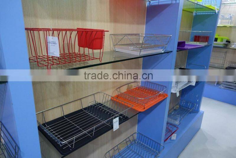 China best 2 tiers kitchen sink dish rack & drainer