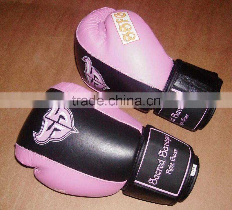 BGM-1124 professional leather boxing gloves manufacturers