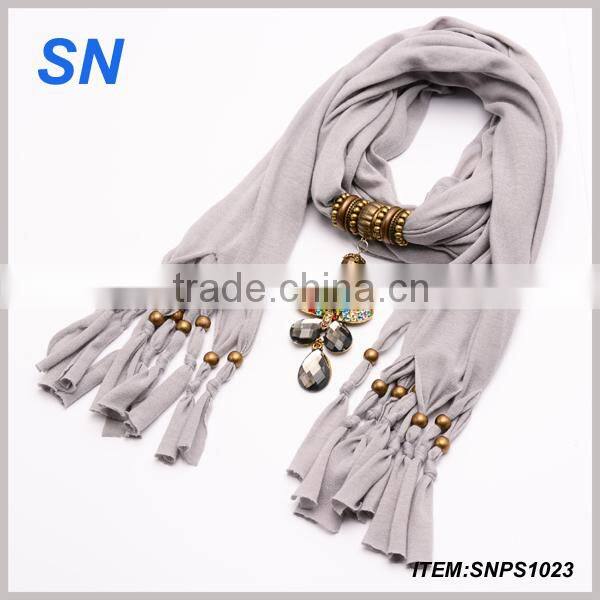 2014 latest new women's spring pendant jewelry fashion scarf